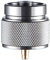 Kbrotech Campingkocher Adapter 0,5 kg Propan kleiner Tank Eingang und ein Lindal Ventil EN417 Ausgang Outdoor Zylinder LPG Kanister Konvertierung (grau)