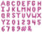 DaLoKu Folienballon Buchstaben Zahl 35cm Luftballon Geburtstag Hochzeit Babyparty Silvester Dekoration, Farbe: Pink, Größe: Buchstabe - Z