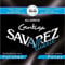 Savarez Saiten für Klassikgitarre Alliance Cantiga Satz geschliffen, High Tension, blau, 510AJH