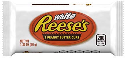 REESE'S Peanut Butter Cup White Chocolate - Erdnussbutter-Cups weiße Schokolade: 1 Stück (1 x 39 g)