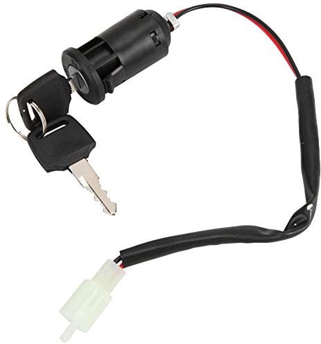 Electric Scooter Key Ignition, 2 Pcs Electric Ignition Barrel Ignition Switch Lock and Key Set for Tricycle Electric Scooter Accessories
