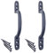 EAI Pull Handle | Black Antique Cast Iron Hot Bed Pattern | 150mm / 6 INCH | Pack of 2