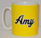 Personalised Yellow Ceramic Print Mug