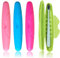 Zahnbürste Hülle Zahnbürste Aufbewahrung Etui Toothbrush Cover Tragbarer Kunststoff Zahnbürste Halter Aufbewahrung für Tragbare Reisezahnbürsten für Urlaub Täglich Zelten Outdoor Reise Schule, 4pcs