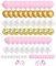 ZHOUHON 80 Pezzi Palloncini Rosa Bianca e Oro Confetti, Lattice per Battesimo Bambino, Anniversario, Matrimonio, Decorazione Compleanno per Feste (Rosa)