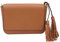Tory Burch 84778 Classic Tan Quaste Thea Web Flap Crossbody Damen Tasche