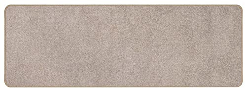 Primaflor Kurzflor Wohnzimmerteppich - Manila, Perlweiß, 67x180 cm, Viele Größen und Farben, Moderner Teppich für Kinderzimmer, Arbeits- und Schlafzimmer, Fußbodenheizung geeigneter Teppichläufer