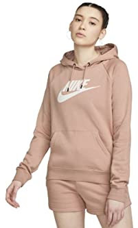 Nike Dri-fit Academy Sweat-Shirt à Capuche, Rose/argenté métallique, L Mixte