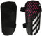 adidas Unisex-Adult Soft Ground Training Predator Shin Guards, Black/White/Team Shock Pink, X-Small
