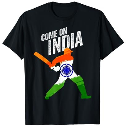 Indian Cricket Jersey India Cricket Team Lover Supporter T-Shirt