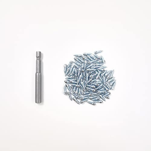 ZYWUOY 100/200Pc Reifen Anti-Rutsch-Nagel Winterreifen Schneereifen Spikes für E-Scooter