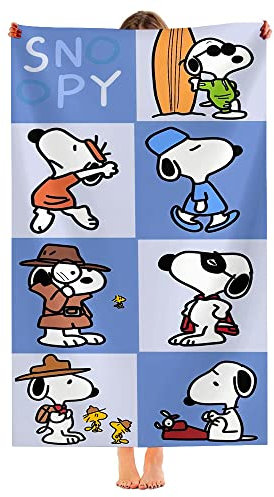 Anime Strandtuch, leicht, super weich, schnell trocknend und saugfähig, geeignet für Badewanne/Schwimmbad/Strand