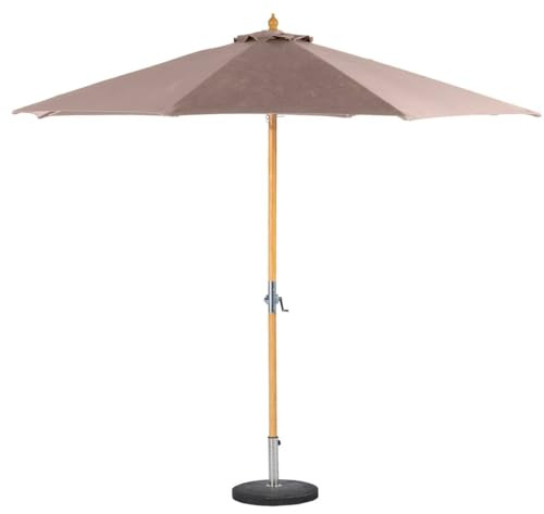Hespéride - Gerader Sonnenschirm Tinaei Taupe - 3 m - Olefin, FSC® - MOL