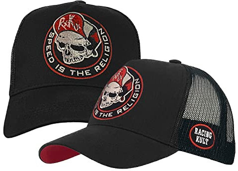 RACING KULT Trucker Cap Speed is The Religion mit Stick Unisex