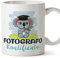 Mugffins Tazza in ceramica per FOTOGRAFO uomo 11 oz / 350 ml - In italiano - Koalificato/Koalificata - Idea regalo per compleanno, anniversario, natale, laurea