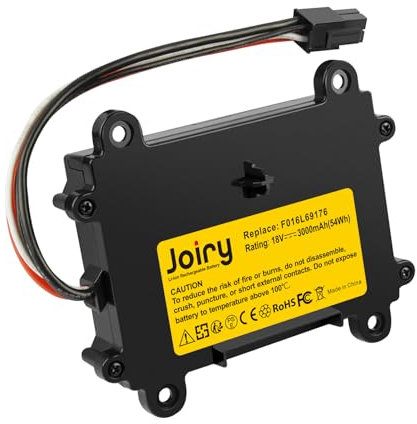 Joiry 18V 3000mAH Li-ion Akku kompatibel mit Bosch Indego 350, 400, M 700, M+ 700, S+ 350, S+ 400 Rasenroboter Rasenmäher