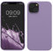 kwmobile Case for iPhone 14 Case - Slim Soft TPU Silicone Cover - Works with Wireless Charging - Violet Purple