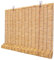 Rollo Breit Raffrollo Innen/außen,Rollo Jalousine Lichtfilter,Dekorativ Schilf Vorhänge Mit Heber, für Hof, Pavillon, Wohnzimmer,Schlafzimmer, Dach, Büro,Hallentür,Konferenzraum(Size:1*2m,Color:A)