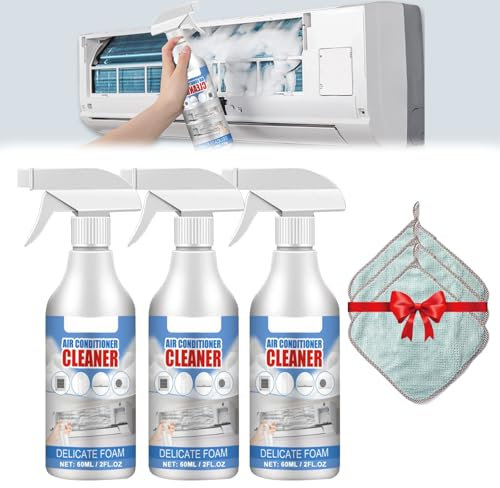 Air Conditioner Foaming Cleaner, Air Conditioner Coil Cleaner, Frost King Foaming Coil Cleaner, Air Conditioner Spray Coil Foaming Cleaner, Air Conditioner Foaming Coil Cleaner Spray (3PCS)