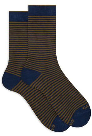 Gallo Calze corte uomo blu righe windsor