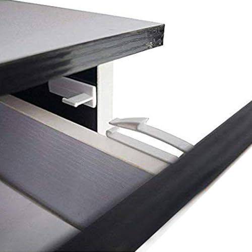 DHinkyoung Unsichtbare Schubladen-Schlösser, Kindersicherung, Babysicherung, versteckte Riegel, kindersichere Schrankschlösser mit starkem Kleber für Schrank, Schrank und andere Möbel (Weiß, 8 Stück)