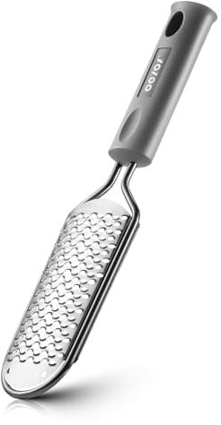 BEZOX Pedicure Foot File Foot Scraper For Hard Skin (XL Size) -Hard Skin Remover Used on Wet or Dry Feet- Huge Plane Surface Foot scrubber For Soft & Smooth Heels(Grey)