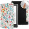 Jenyoog Case for All-New Kindle Paperwhite 11th Generation 2021 Release 6.8,Ultra Clear Soft Flexible Transparent TPU Back Cover Light Shell with Auto Wake/Sleep (Floral)