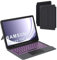 Funda para teclado Samsung Galaxy Tab A9+ Plus 11 pulgadas: Teclado magnético desmontable retroiluminado 7 colores para Galaxy Tab A9 Plus 2023 - Teclado francés Azerty con soporte para lápiz