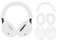 Zeroupshop Silicone Case For Sony WH-1000XM5, Headphones Protective Case Cover, Ear Cups For Sony Xm5 Soft Silicone Skin Protective Covers (White)