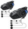 WAYXIN R16 Motorrad Bluetooth Headset –motorradhelm -Intercom mit Dual-Chip, Multi-Audio,IP67 wasserdicht, Musik teilen & FM-Radio, für 6 Personen-Gruppe – Kompatibel mit Anderen Marken（2pc