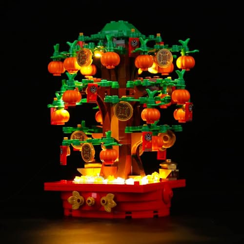 LED Lighting Kit for Lego 40648 - for Money Tree Model DIY Custom Lights (Model Not Included)