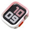 JDIME Funda de TPU para Apple Watch Ultra Case 49 mm 45 mm 41 mm 44 mm 40 mm, 42 mm 46 mm Protector de marco de parachoques para IWatch Series 9 SE 8 Ultra 7 6 5 4 Case(Pink-White,40mm 41mm)