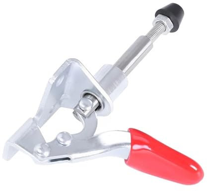 UBOHUZ Kniehebelspanner 3/6 Stück M8 x 50 mm Gewinde Stern Handknopf Anzugsschraube mit 1/2/3 Stück Handwerkzeug Knebelklemme Vertikalklemme Für Den Maschinenbetrieb, Zimmerei(Silver-3 pcs)
