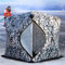 BNCXMO Tragbarer Eisfischereigebnis 3-4 Menschen schnell geöffnet im Winter Campingzelt wasserdichte Winddichte Baumwoll-Eisfischereizelt (Tarn 180x180x210 cm) Schöne Landschaft