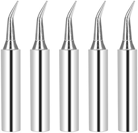 Haosie Soldering Iron Tips, 5PCS 900M-IS Solder Iron Tips, Helping Hands Soldering, Lead Welding Kit for 936 Rework Station