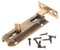 SHINEOFI Antique Bronze Door Bolt Lock Heavy Duty Flush Bolt Security Latch for French and Sliding Doors Installation Kit