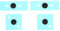 THLMT 4PCS Rubber Feet Compatible for Surface Pro 3 4 5 1867 1868 1951 1958, Laptop Bottom Base Foot Pad Case Replacement Part (Black)