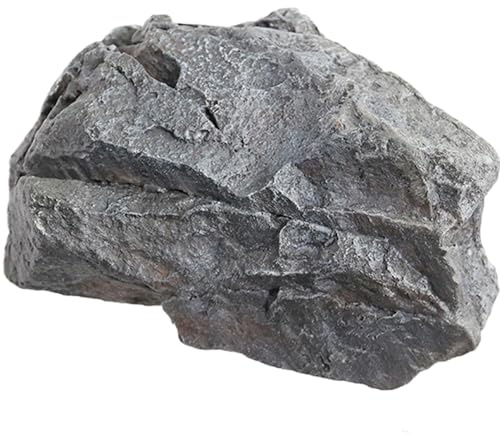 Roches artificielles réalistes pour paysage, 35,1 x 26,9 x 22,1 cm, pour aménagement paysager, faible entretien, couverture de puits en polyuréthane et mousse, type forêt tropicale