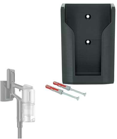3DHerb Support mural compatible avec aspirateur Dreame Z30 - Support mural robuste compatible avec aspirateur à main Dreame Z30 - Noir - Matériel de fixation inclus