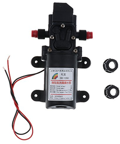 AuspicoJoy Bomba de Presión de Agua de Diafragma Automática de 12 V PSI