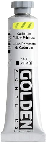 Golden HEAVY BODY Acrylfarben, 60 ml, 1135 Kadmiumgelb Primel
