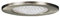 Paulmann 98449 Möbeleinbauleuchte Micro Line Structure Einbaustrahler flach Einbauspot max. 1x20W Lampe Betriebsspannung 12V G4 Metall Eisen gebürstet