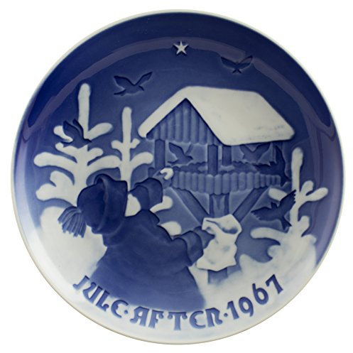 BING&GRONDAHL PIATTO DI NATALE 1967 ORIGINALE PORCELLANA PRIMA SCELTA