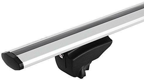 MENABO Alu Dachträger Relingträger Lince kompatibel mit BMW X1 2009-2015 90kg belastbar aufliegende Reling