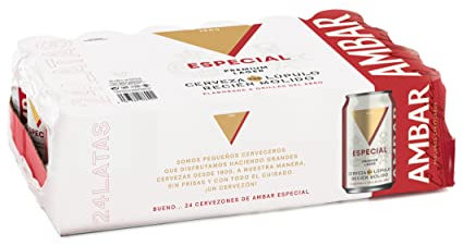 Ambar Especial - Pack 24 latas x 33 cl - 5.2 % Volumen de Alcohol