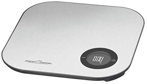 ProfiCook PC-KW 1158 BT - Bilancia da cucina Bluetooth (analisi della composizione degli alimenti tramite app gratuita, acciaio inox)