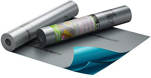 ICUTEC Energiespardampfsperre Folie 033 5228, 2 x 25 m = 50 m² I Sd-Wert ≥ 100m I Energiesparende Dampfbremse durch dreifach bessere Wärmereflexion I extrem robuste Dampfsperre I Dampfbremsfolie