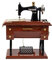 AUEAR, Vintage Mini Spieluhr Figur Geburtstagsgeschenk Tischdekoration (Nähmaschine)
