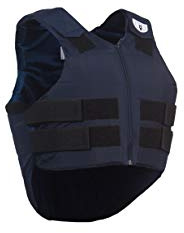 TIPPERARY EQUESTRIAN Horse Riding Eventing Vest - Ride-Lite - English Style Protective Horseback Riding Apparel - Ultra Flexible Fit Body Protector - Navy Blue - YS