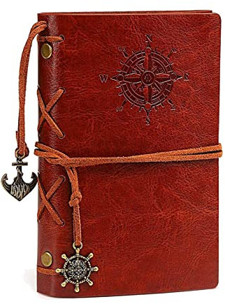 Klassisch Reise Tagebuch Schlüssel Vintage Notizbuch Loseblatt Reise Notebook Notizbuch Mit Anhängern Antikes Notizbuch Kompass Notizbuch Pirat Notizbuch Tagebuch Erwachsene Notizbuch Leder Braun